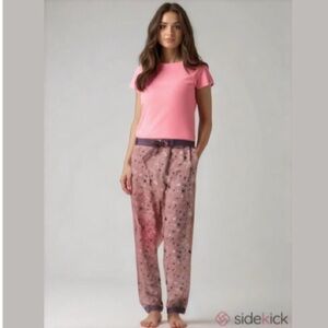 Carsima Pink Carisma Fleece PJ Pants Size Medium
